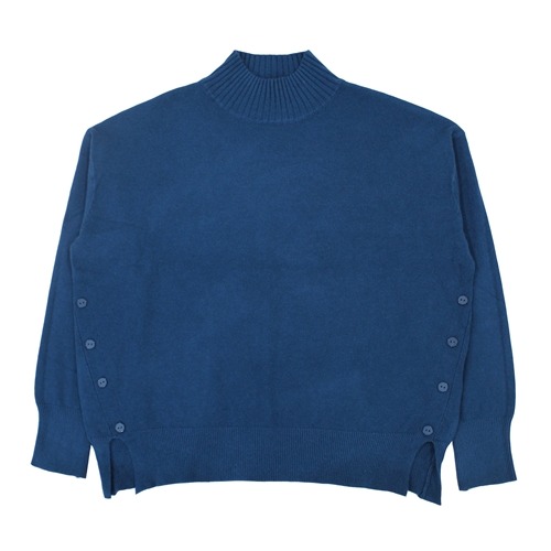 cashmere 4button turtleneck knitwear